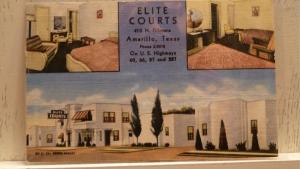 Elite courts Amarillo, Texas Route 66 motel