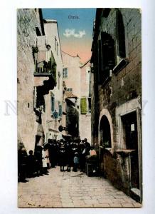 191416 Croatia OMIS view Vintage postcard