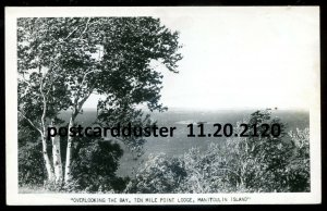 h4045 - TEN MILE POINT Ontario 1950s Manitoulin. Bay View. Real Photo Postcard