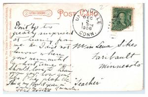 1908 Congregational Church, Unionville, CT Postcard