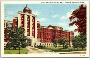 1951 New Addition Of The St. Mary's Hospital Rochester Minnesota Posted Postcard