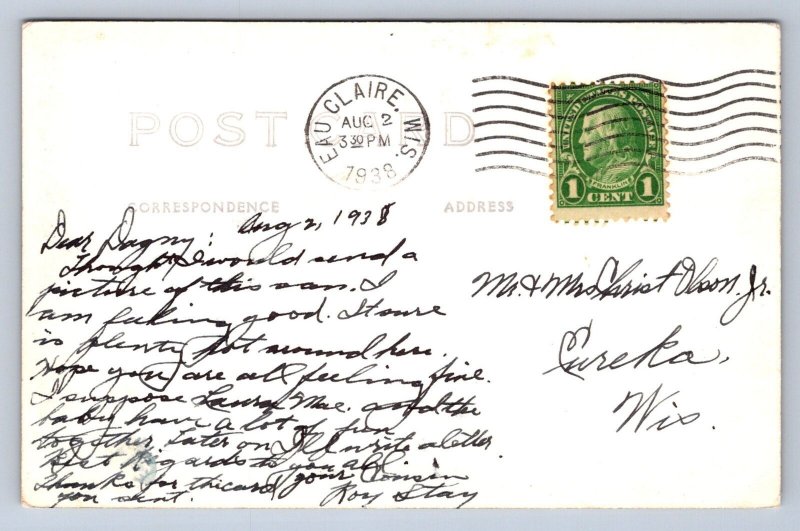 J90/ Eau Claire Wisconsin RPPC Postcard c1930s Mt Washington Sanitarium 303