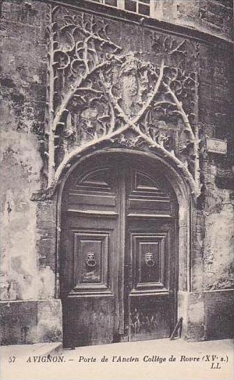 France Avignon Porte de l'Ancien College de Roure