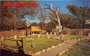 Dodge City Kansas 1950s Postcard Boothill Cemetery and Hangman's Tree