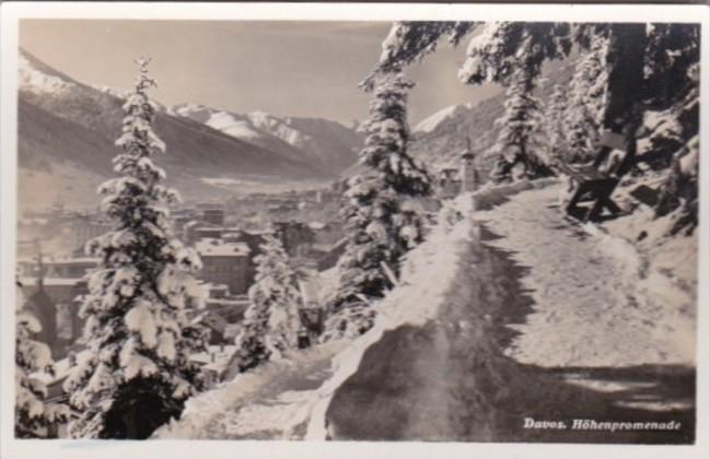 Switzerland Davos Hoehenpromenade 1937 Photo