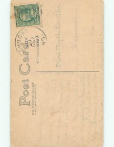 Divided-Back THANKSGIVING SCENE Great Postcard AA0683