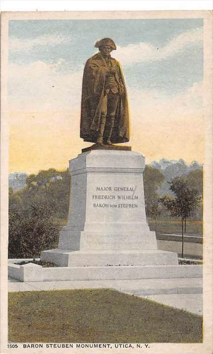 New York Utica   Baron Steuben Monument