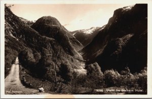 Norway Utsikt fra Stalheim Hotel Vintage RPPC C209