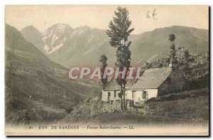 Postcard Old Approx Bareges Ferme Saint Justin