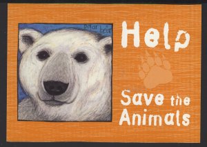 Help Save the Animals Polar Bear Canada home 50% population LCBO ~ Cont'l