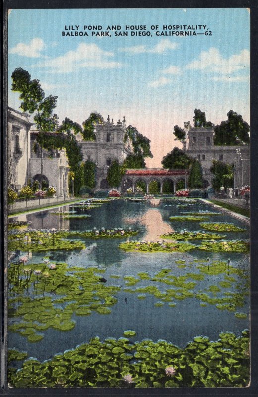 Lily Pond and House of Hospitality,Balboa Park,San Diego,CA