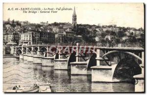 Postcard Old Saint Cloud Bridge General view