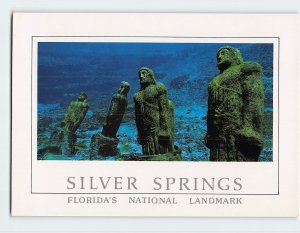 Postcard Statues from Moonraker, Florida's National Landmark, Silver Springs, FL