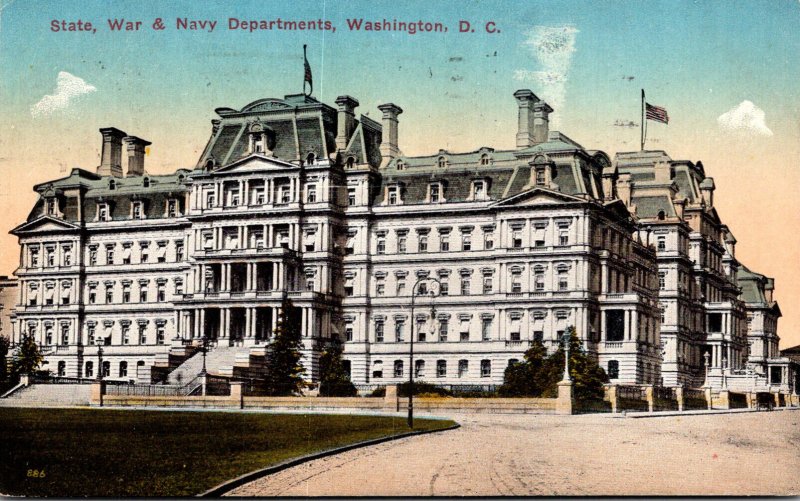 Washington D C State War and Navy Departments 1914