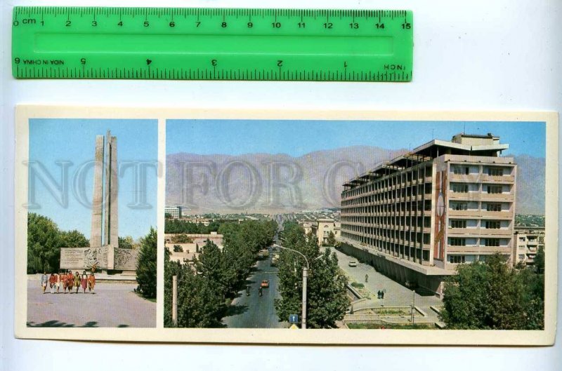 228813 Tajikistan Leninabad Khujand Lenin street old postcard