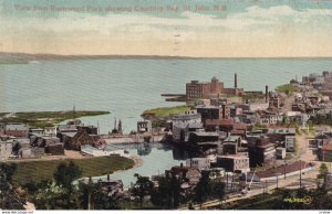 ST. JOHN, New Brunswick, Canada, PU-1913; View From Rockwood Park Showing Cou...