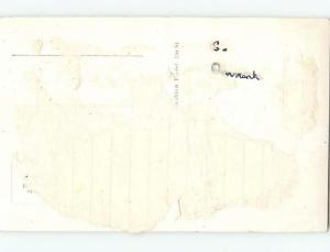 Pre-Linen HAND WRITTEN NOTE ON CARD SAYS DENMARK ROYALTY HL9771