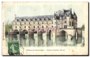 Old Postcard The Chateau de Chenonceau East Facade