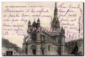 Sainte Anne d Auray - The Basilica and Square - Old Postcard