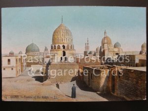 Egypt: Cairo, Tombs of the Kalifs, Old Postcard