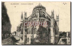 Old Postcard Bourges Apse of the Cathedral