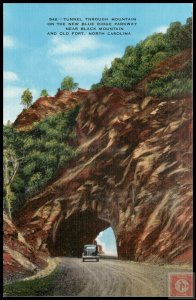 Tunnel Through Mountain on the New Black Ridge Parkway, N.C.
