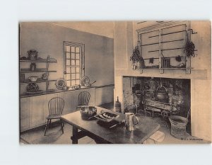 Postcard The Kitchen, Mount Vernon, Virginia