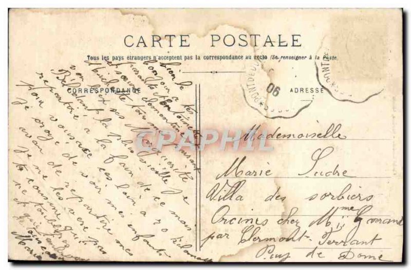 Old Postcard Voussac Chateau des Magnoux
