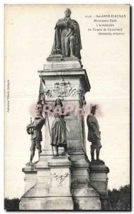 Postcard Old Ste Anne d Auray high monument to the memory of the Count of Cha...