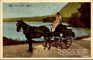 3 Valentines Irish rural life postcards c1910 Eva Brennan poems Ireland lot