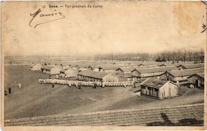 CPA Militaire - SENS - Vue générale du Camp (91209)