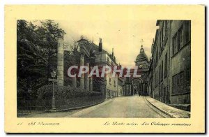 Old Postcard Besancon The Black Gate Roman Columns