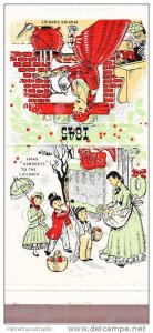 MATCHBOOK ADV: Seasons Greetings, Dutchess Bank & Trust, Christmas Scenes, Ma...