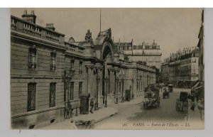 France - Paris. Entrance to Elysee Palace & Street Scene