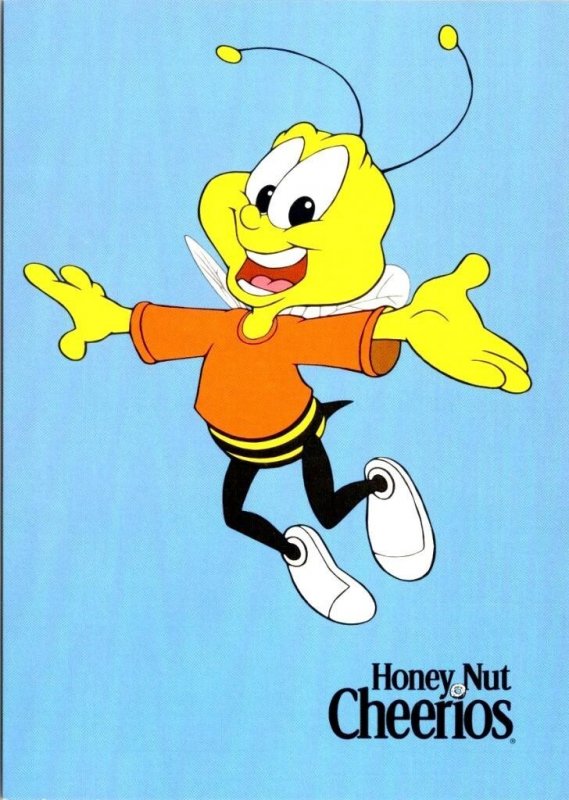 2~4X6 Postcards Advertising HONEY NUT CHEERIOS CEREAL Mascot BuzzBee/Buzz