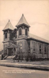 Peckville Pennsylvania First Baptist Church Vintage Postcard AA66342