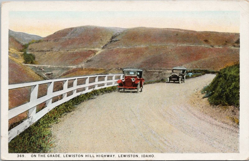 Lewiston Idaho ID Lewiston Hill Highway Unused Wesley Andrews Postcard G10