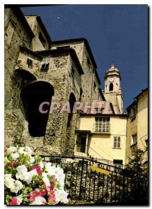 Modern Postcard The French Riviera unforgettable Menton Old Town