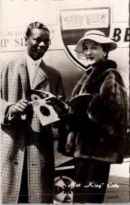 Real Photo Postcard Portrait of Nat King Cole