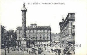 Piazza Colonna Roma, Italy Unused 