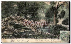 Montargis - Garden of the Hotel de Ville - Old Postcard