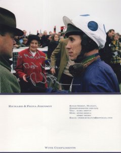 Richard Johnson Horse Race Jockey Hand Signed Photo & More