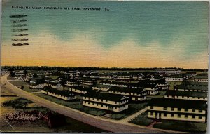 1943 WWII SAVANNAH GA AIR BASE FROM 76th AIRDROME SQUAD MEMBER POSTCARD 34-124