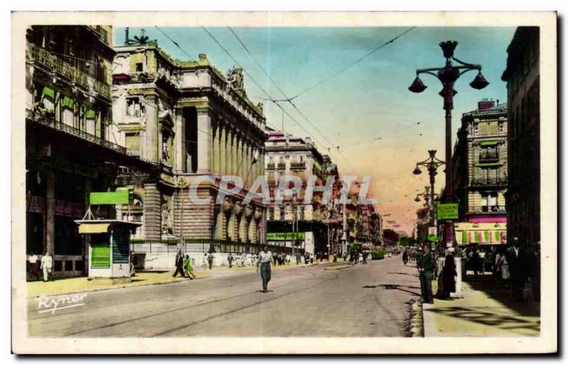 Marseille - La Canebiere - Old Postcard