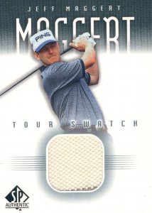 Jeff Maggert Original Worn Shirt Golf Tour Swatch Rare Limited Edition Card