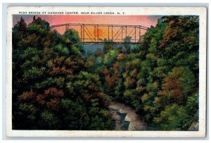 1929 High Bridge Hanover Near Silver Creek New York NY Posted Vintage Postcard