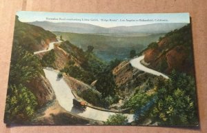 VINTAGE PENNY PC HORSESHOE BEND / LIEBRE GULCH RIDGE RTE. L.A. - BAKERSFIELD CAL