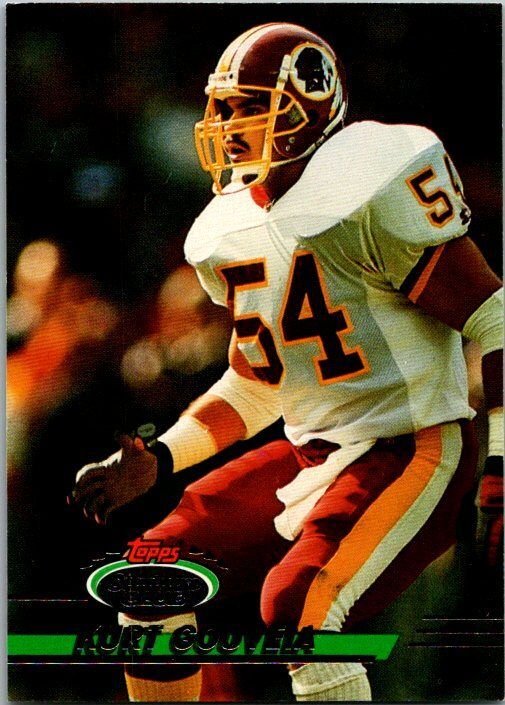 1993 Topps Football Card Kurt Gouveia Washington Redskins sk21452