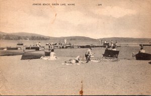 Maine Green Lake Jenkins Beach 1946