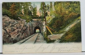 Sweden Norrkoping Railroad Tunnel Postcard I8